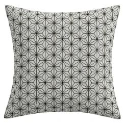 20" Woodblock Tile Tobacco Outdoor Pillow