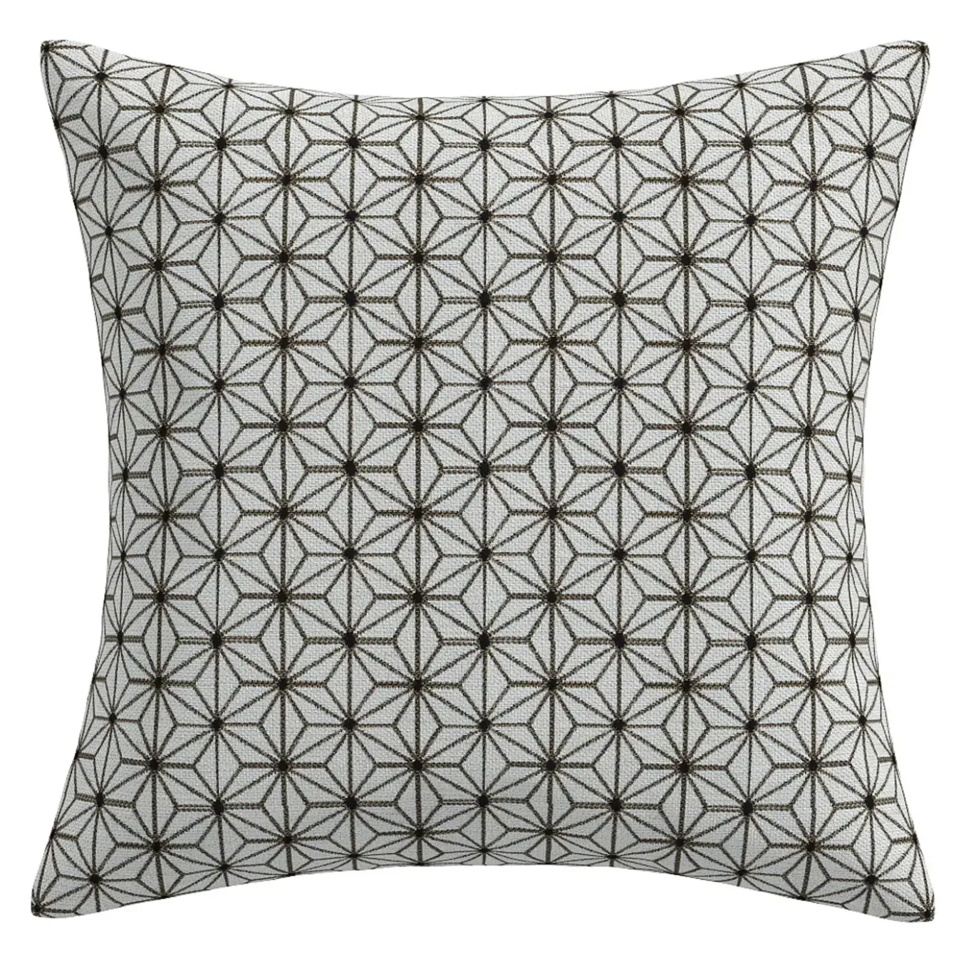 20" Woodblock Tile Tobacco Outdoor Pillow