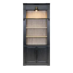 Abbot Place 94" Tall Bookcase Black