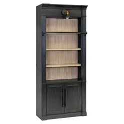 Abbot Place 94" Tall Bookcase Black