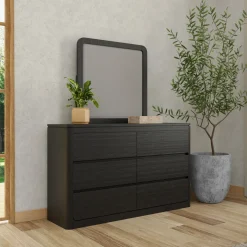 Aiden Califronia King Bed, Dresser, Mirror, Night Stand