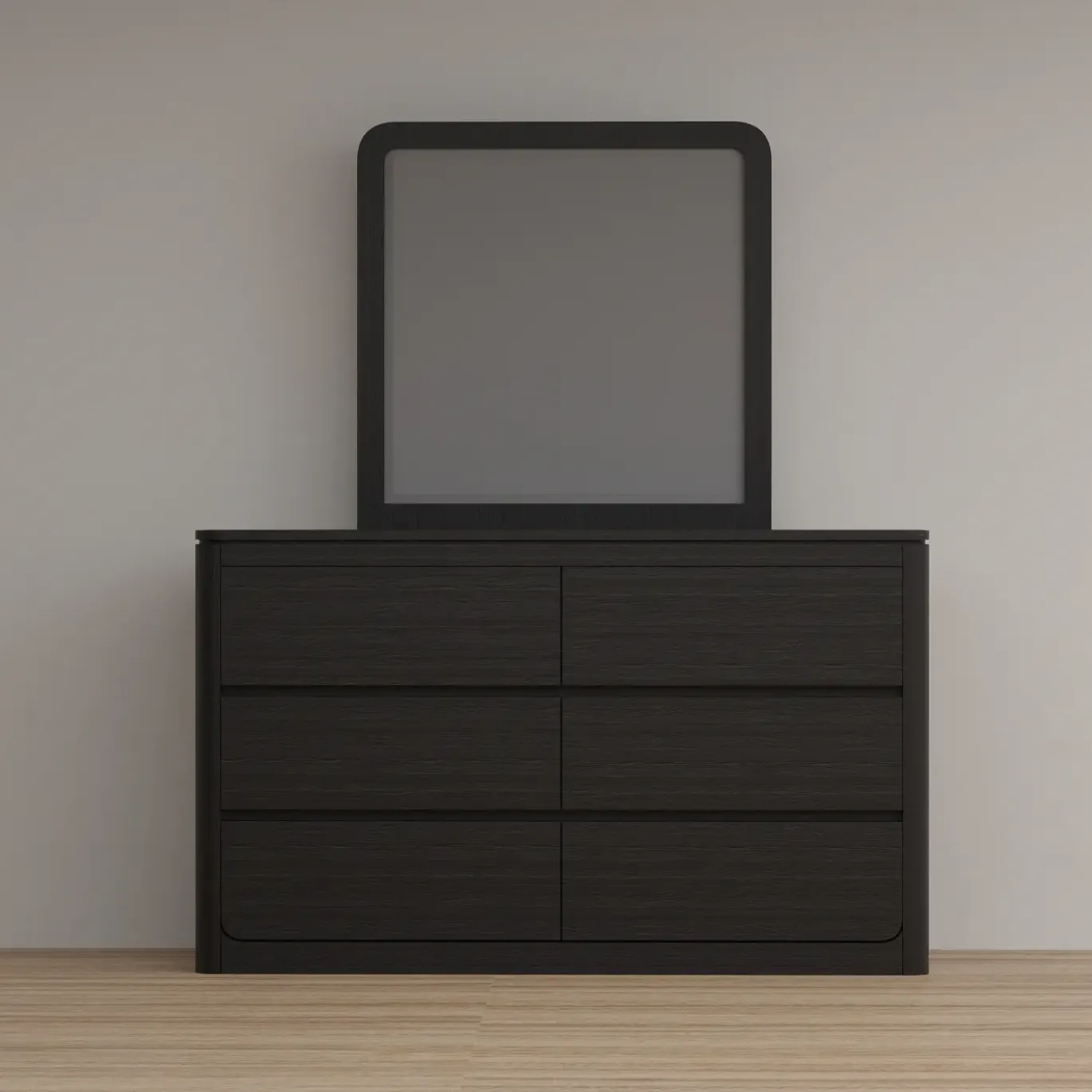 Aiden Califronia King Bed, Dresser, Mirror, Night Stand