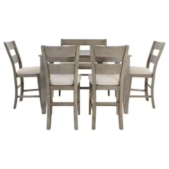 Alamo Counter Height Dining Set-Gray