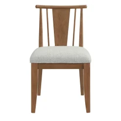 Amalie 7pc: Dining Table And 6 Wood Side Chairs