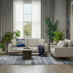 Ava Fabric Living Room Set