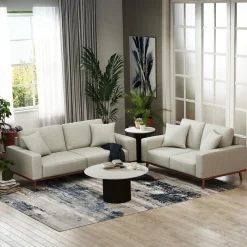 Ava Fabric Living Room Set