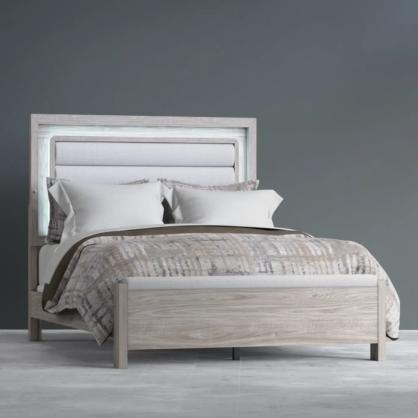 Avery Bed with LED Lighting