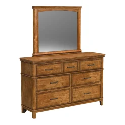 Bandit Panel Bedroom Set-New! Queen Bed, Dresser, Mirror & Nightstand