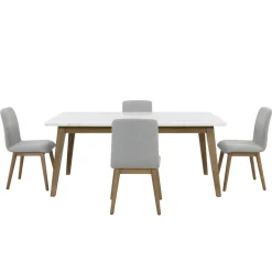 Barclay 5pc Set: Rec Table and 4 Chairs