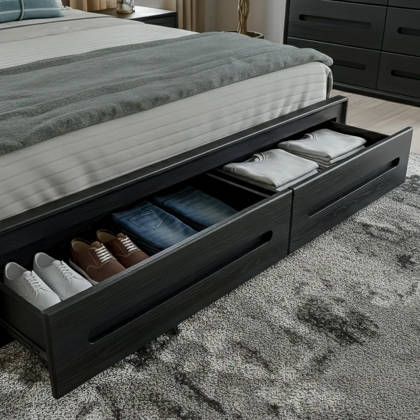 Beckett California King Storage Bed