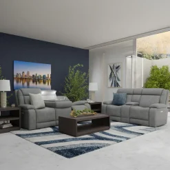 Blockbuster Immersive Sound Power Living Room Set-New! P3 ZG with Immersive sound Sofa & Loveseat