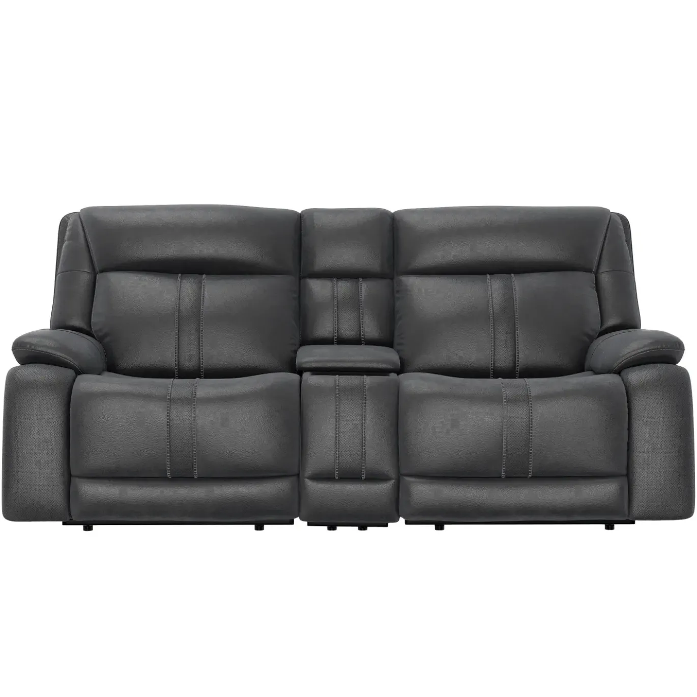Blockbuster 3pc Immersive Sound Power Loveseat w/heat and massage