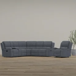 Braxton Reclining Sectional & Recliner