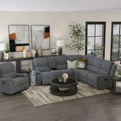Braxton Reclining Sectional & Recliner