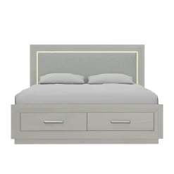 Burbank California King Storage Bed With LED Lights
