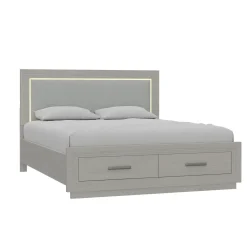 Burbank California King Storage Bed With LED Lights
