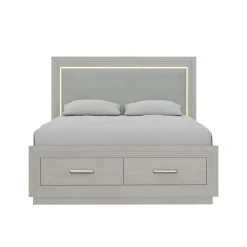 Burbank Queen Storage Bed With LED Lights