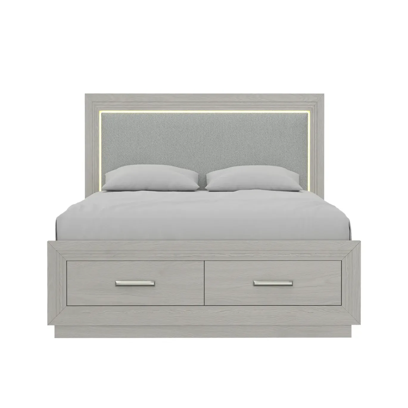 Burbank Queen Storage Bed With LED Lights