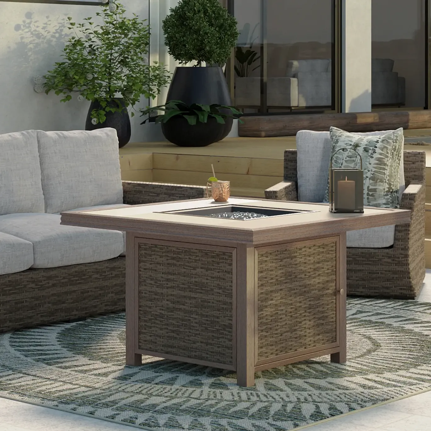 Cabo Outdoor Firepit