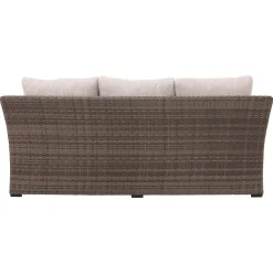 Cabo Sofa, 2 Chairs, and Firepit