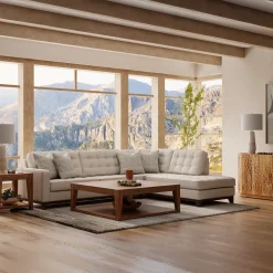 Calvin 2pc Sectional with RAF Chaise
