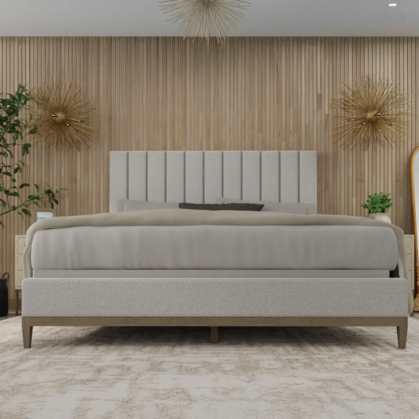 Cascade California King Cascade Upholstered Bed