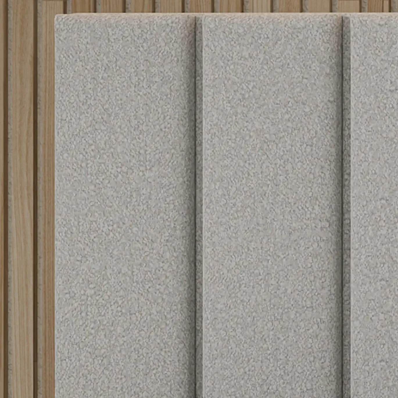 Cascade Channeled Upholstered Bed
