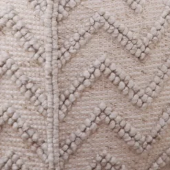 Chevron Pouf Square Ottoman