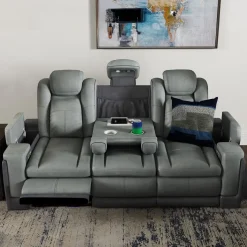 Cinema-New! Buy the Power Reclining Sofa, Get the Power Reclining Loveseat Free