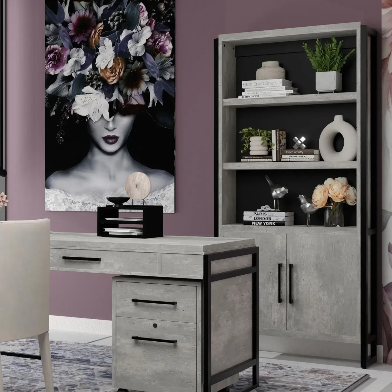Colby Lower Door Bookcase