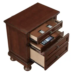 Cortland California King Sleigh Storage Bed, Dresser, Mirror, Nightstand