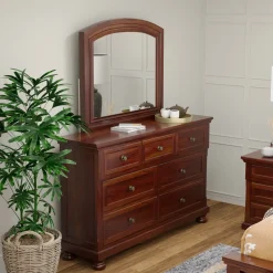 Cortland King Sleigh Storage Bed, Dresser, Mirror, Nightstand
