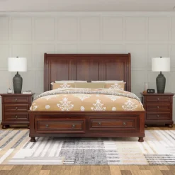 Cortland Twin Sleigh Storage Bed