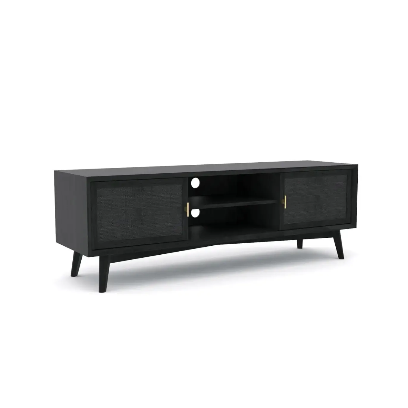 Crosby Charcoal Entertainment Consoles