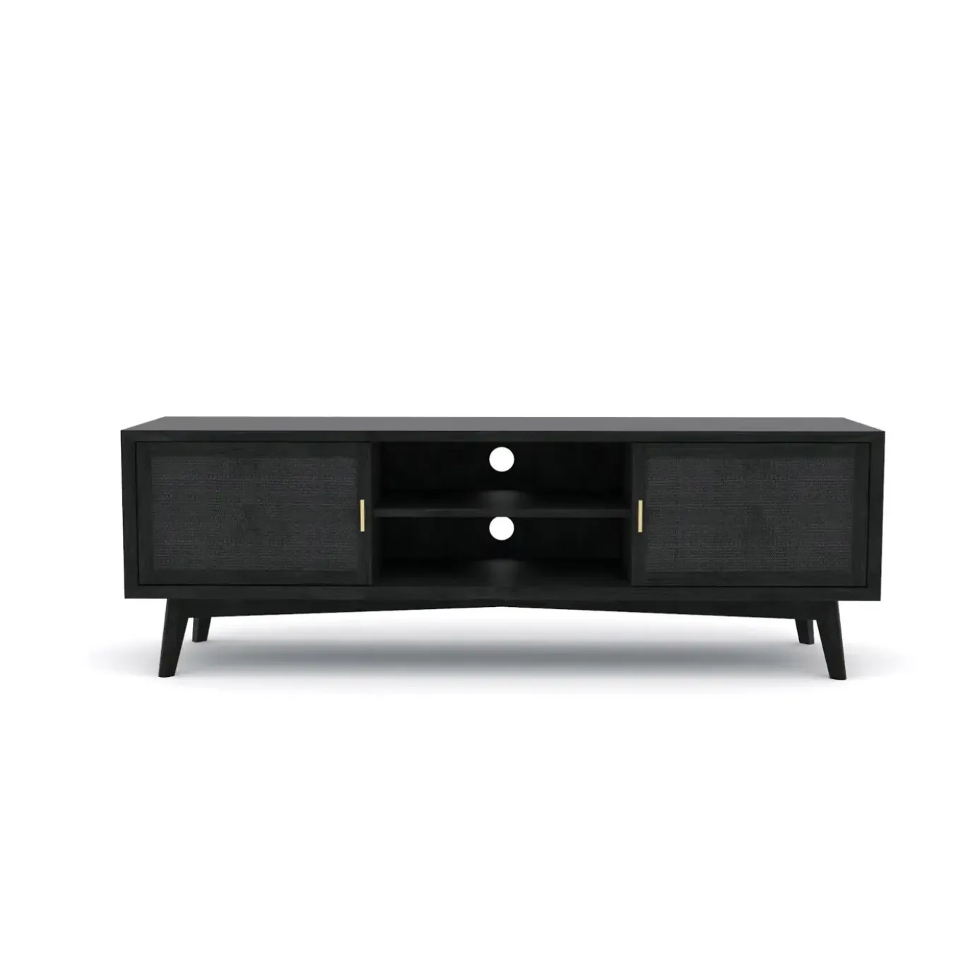 Crosby Charcoal Entertainment Consoles