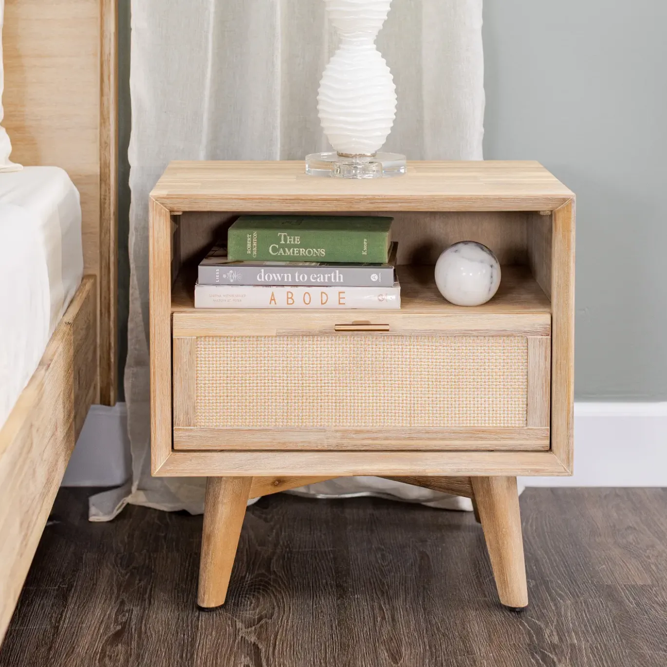 Crosby Eastern King Bed, Dresser, Mirror, Nightstand