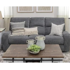 Dawson Reclining Living Room Gray