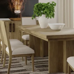Durian Expandable Trestle Dining Table