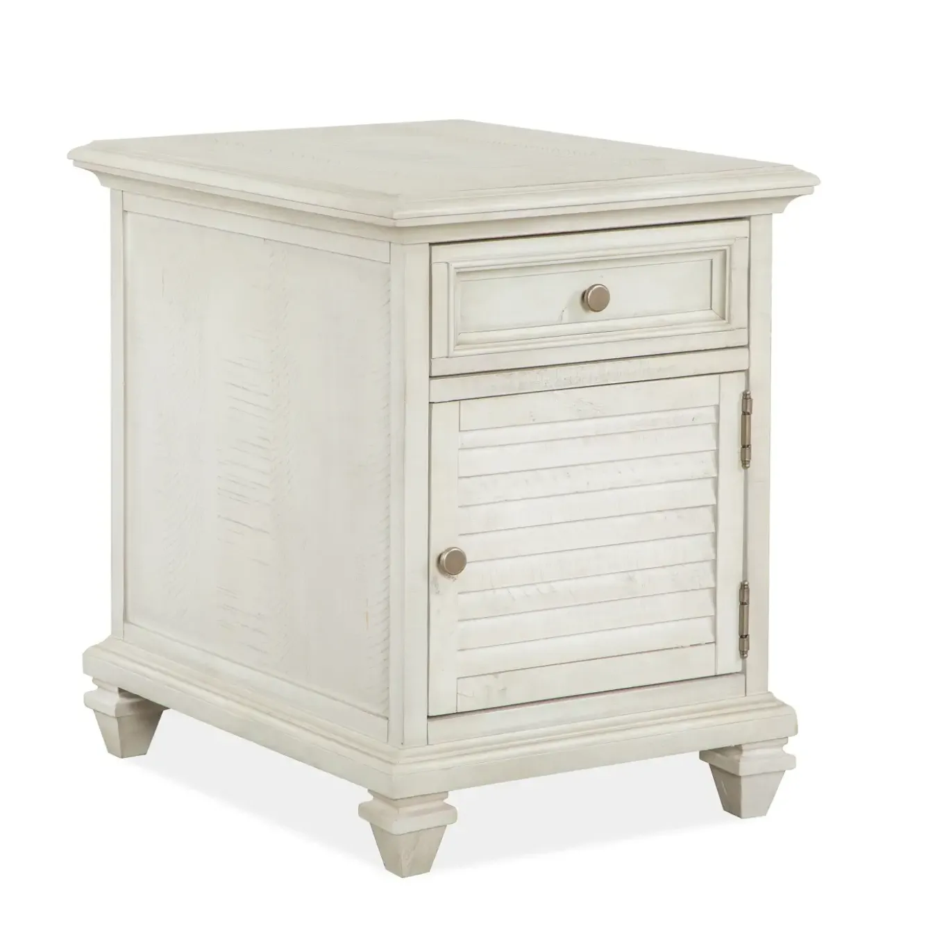 East Bay White Chairside Table