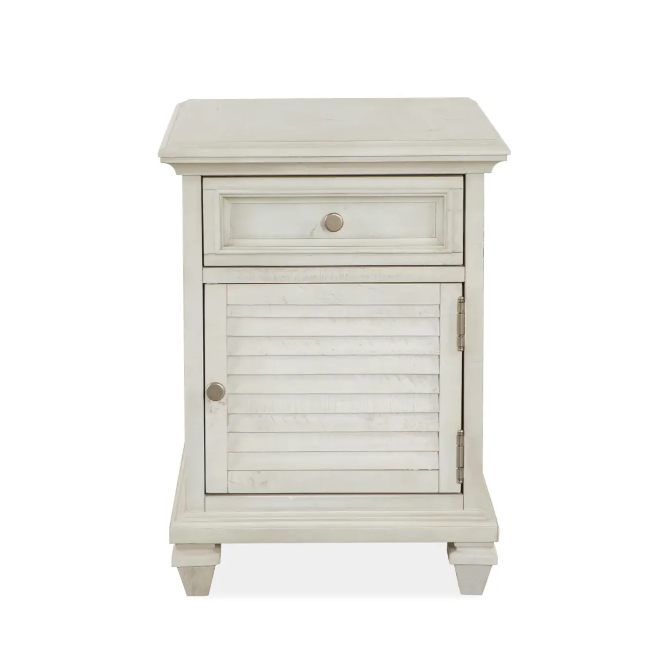 East Bay White Chairside Table