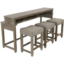 Elise Console Table & 3 Stools