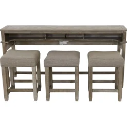 Elise Console Table & 3 Stools