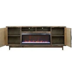 Everett 87 Inch Fireplace Console