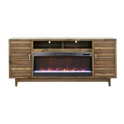 Everett 77 Inch Fireplace Console