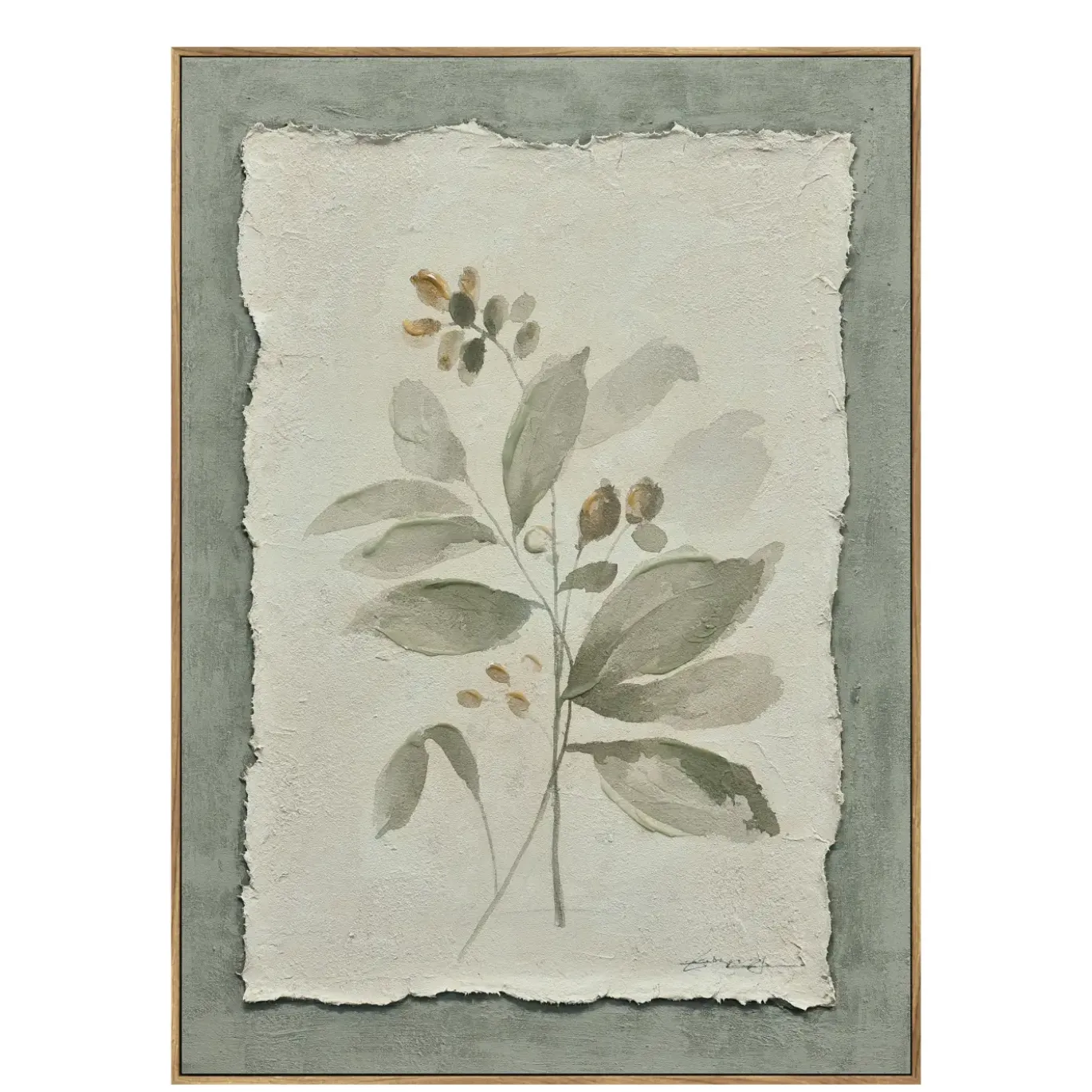 Flowers on Paper 1 Wall Art