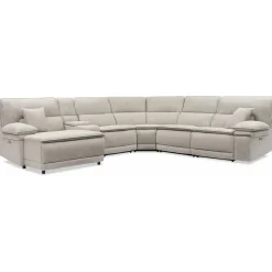 Goliath 6pc Power Chaise Sectional