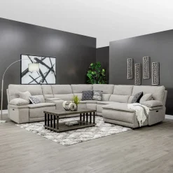 Goliath 6pc Power Chaise Sectional
