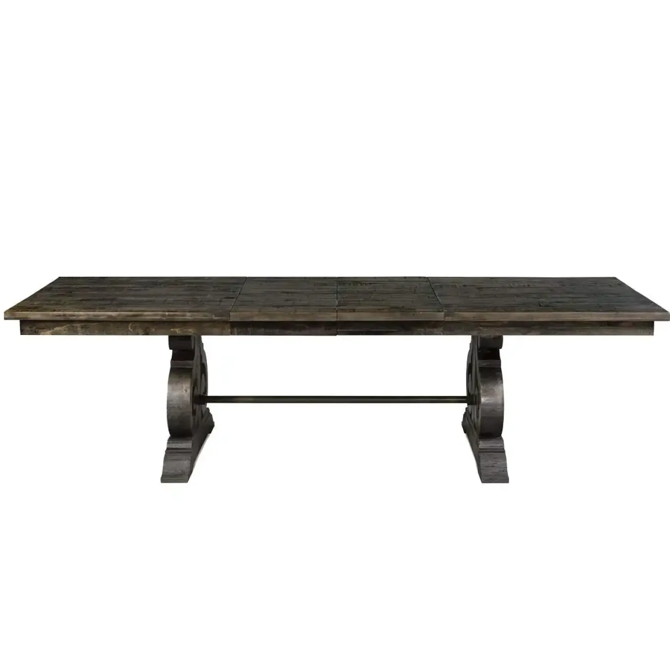 Hacienda Charcoal 6pc Dining Set: Table, 2 Arm Chairs, 2 Side Chairs and Bench