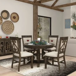 Hacienda 5pc Dining Set: 48