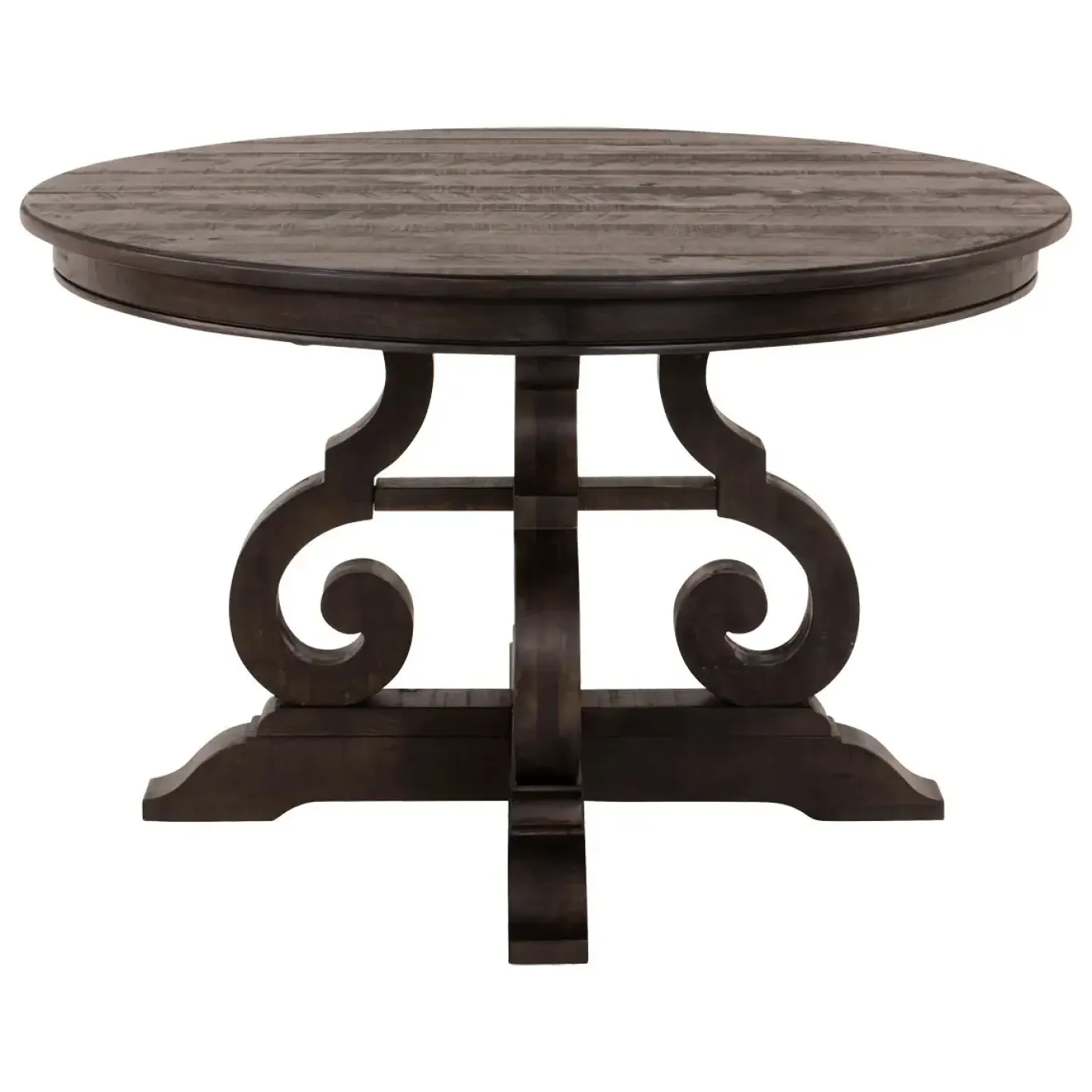 Hacienda 5pc Dining Set: 48" Round Table & 4 Side Chairs
